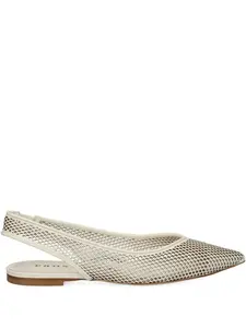 Сетчатые туфли с ремешком на пятке PROSPERINE, белый