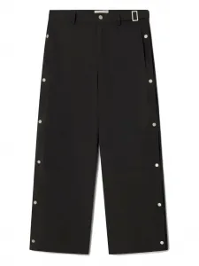 Брюки с шлевками для ремня и кнопками Carrera, черный