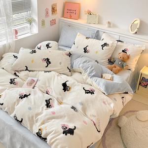 Disney Комплект постельного белья из 4 предметов, простыня на резинке, 200x230 см