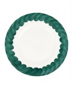 Круглое блюдо «Лиссабонский мазок кисти» VIETRI, зеленый