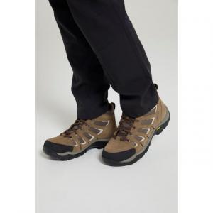 Мужские полевые экстремальные замшевые широкие походные туфли Mountain Warehouse, коричневый