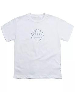 Футболка с коротким рукавом и логотипом White Lantern для мальчиков Green Lantern, белый