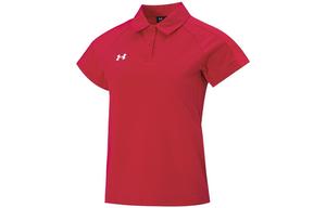 Футболка поло женская красная Under Armour
