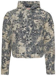 Куртка Acne Studios Hooded Denim Jacket 'Mid Blue', синий