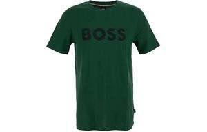Футболка с логотипом HUGO BOSS, зеленая
