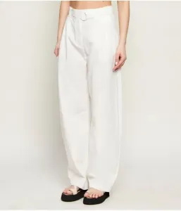 Брюки relaxed fit Patrizia Pepe, белый