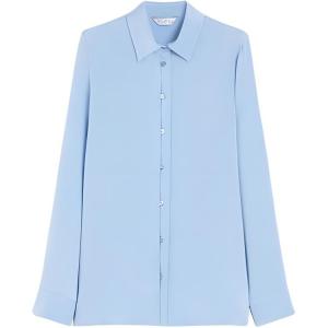 Рубашка на пуговицах MaxMara, синий