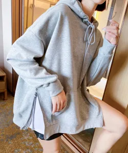 Худи с боковым разрезом Aimoha - Select -, цвет Heather Gray