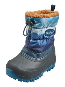 Зимние сапоги PLAYSHOES Berge, цвет Blue/Light blue/Dark blue