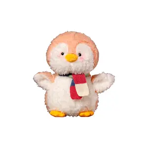 Маленький пингвин милая очаровательная успокаивающая кукла плюшевая кукла 25см/34см/40см высота Love of wormwood, розовый