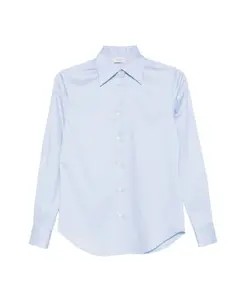 Светло-Голубая рубашка с длинными рукавами Mazzarelli, синий