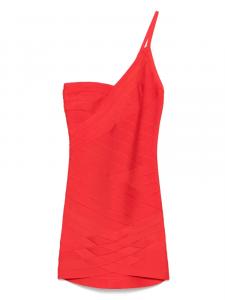 Платье мини Ally Hervé Léger, красный