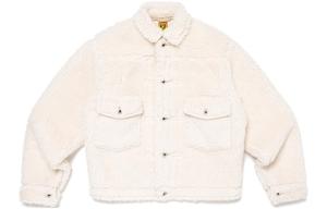 Куртка с вышитым сзади логотипом Human Made, белый