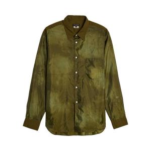 Рубашка Comme des Garçons Homme Plus Broad Garment Treated Shirt 'Khaki'