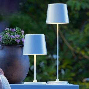 Светодиодная настольная лампа Brilliant Kaami, железо/пластик - 1 пламя - белый - набор из 1 шт.