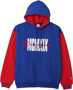 Мужская толстовка Champion с длинными рукавами, флисовой подкладкой, из хлопка, свободного кроя, с капюшоном, с графическим логотипом, модель Action Style, C3-A107, синий