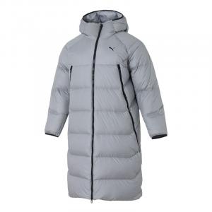 PUMA Серый пуховик для мужчин