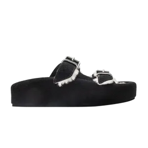 Сандалии MM6 Maison Margiela Wmns Shearling Sandal Black, черный