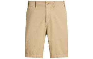 Хлопковые льняные шорты Chino Polo Ralph Lauren, фиолетовый