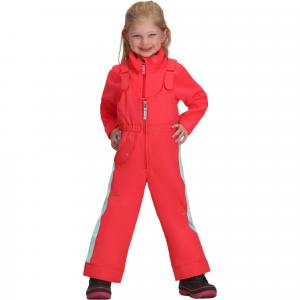 Детские полосатые зимние штаны-комбинезон Snoverall для девочек Obermeyer, Tropical Pink