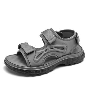 SHOUBA Пляжные сандалии мужские серые/хаки/черные