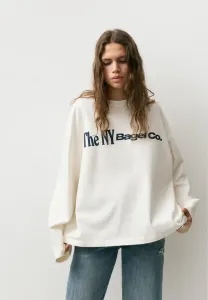 Топ с длинными рукавами Pull&Bear, White