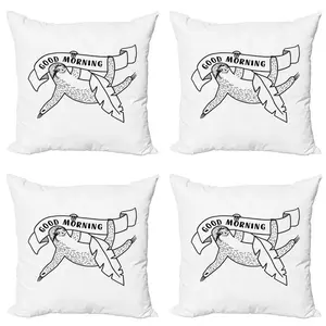 Чехол для подушки Abakuhaus, черный