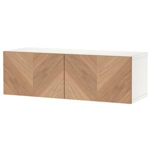Настенный шкаф-комбинация Ikea Bestå, 120x42x38 см, белый хедевикен