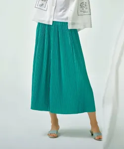 Широкие брюки со складками Studio Picone, цвет Green(058)