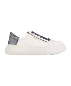 Платье Pearl Donna белого цвета с голубыми блестками на каблуке. Alexander Smith, белый