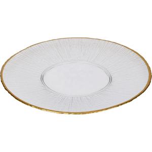 Тарелка Home Styling Collection прозрачный диаметр: 32 см