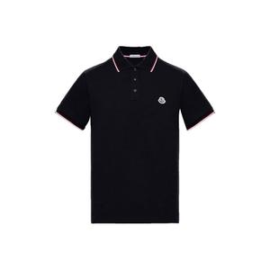 Поло SS21 мужская Moncler, темно-синий