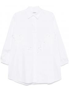Платье-рубашка с вышивкой DONDUP, белый