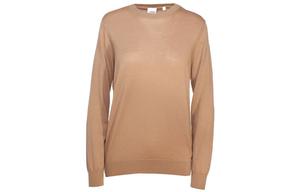 Женский винтажный свитер из мериносовой шерсти в клетку бежевый Burberry, верблюжий + упаковка в подарочном пакете (включая подарочный пакет)