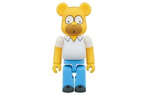 BE@RBRICK Bearbrick X The Simpsons Homer Simpson Multi