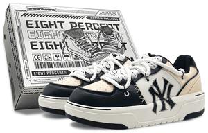 Кроссовки для скейтбординга Chunky Liner унисекс с низким верхом, черные/желтые/белые Mlb