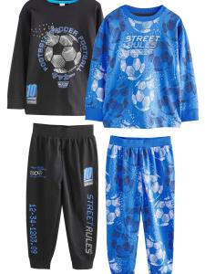 Пижама Next, лазурный/черный