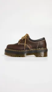 Кожаные оксфорды Dr. Martens унисекс-взрослые 8053 4i Quad Arc, темно-коричневый