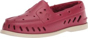 Женские аутентичные оригинальные лодочные туфли Sperry, красный