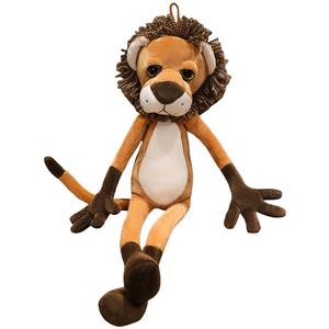 Плюшевая игрушка лесного животного с длинными лапами тигр лев обезьяна слон 40см/60см/85см высота Fat Fat Dragon