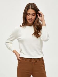 Порванный белый свитер minus