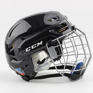 CCM Шлем для хоккея с мячом Ice Ball, логотип доступен, черный, размер XL 60-64