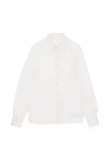 Шелковая рубашка Ginette на пуговицах Fortela, белый