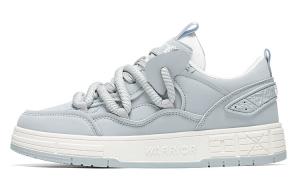 Кроссовки WARRIOR Skateboarding Shoes Unisex Low-top Ice Blue, голубой