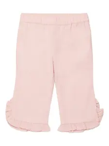 Брюки с оборками Marni Kids, розовый