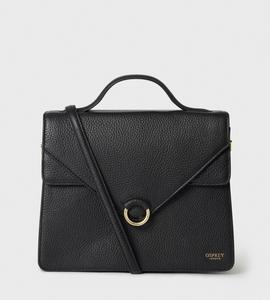 Кожаная сумка-саквояж Harper OSPREY LONDON, черный