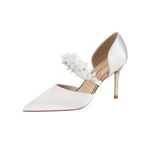 HKCP Туфли на тонком каблуке высотой 8,5 см, женские, белые