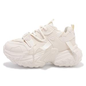 Женские кроссовки с низким и массивным верхом, устойчивые к износу и скольжению Miss Zhang, Beige