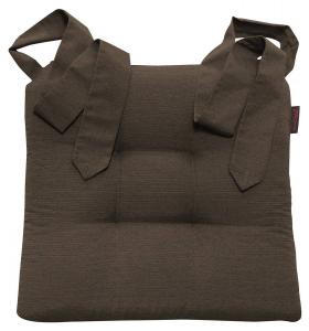 Подушка для стула Magma-Heimtex Fino mit Schleifenband, коричневый