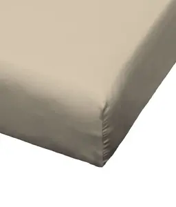 Простыня BIERBAUM "Бобр", зимой уютно и тепло, 100% хлопок, проста в уходе, для матрасов высотой до 20 см 100х200 см, 1 шт., цвет natur/beige/sand/kitt